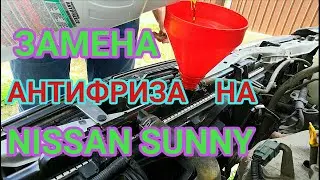 Замена антифриза на NISSAN SUNNY