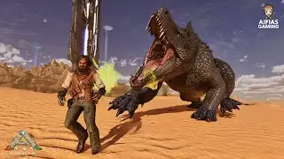 Taming a Fasolasuchus - Ark Survival Ascended - Scorched Earth [Episode 7]