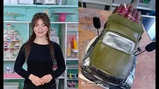 Торт машина - грузовик.  Как сделать оригинальное оформление