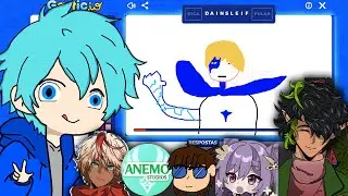 QUEM É O PERSONAGEM?! - Gartic com YOUTUBERS de GENSHIN