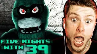 STRANGLED TO DEATH! | Five Nights with 39 Night 7 Gameplay! - Funny FNAF Fan Game END