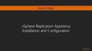 vSphere Replication Appliance | vSphere Data Protection Appliance Lesson5.1