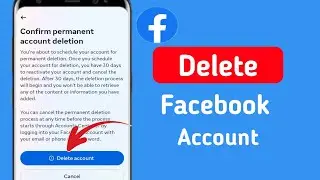 How To Delete Facebook Account - 2024