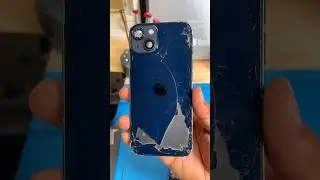 iPhone 13 destroyed Apple store said it was beyond repair 😱 