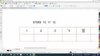 Corel Draw Tips & Tricks Snap Numbers in a space