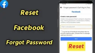 How to Reset Facebook Forgot Password | Facebook Password Reset | Recover Facebook Forgot Password