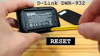 D-Link DWR-932 portable 4G router Wi-Fi • Factory reset