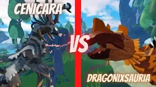 CENICARA VS DRAGONIXSAURIA | Creatures of Sonaria