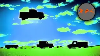 Through the desert via truck, but visualized by AI