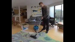 James Numatic Vacuum Unboxing in VR 180 3D (Blue Model)