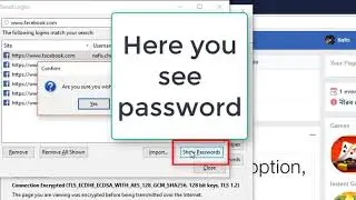 How to see saved facebook password on your browser 2018