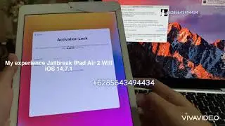 Jailbreak Checkrain 12.4 iPad Air 2 wifi icloud Activation Lock ios 14.7.1 macOs A1566