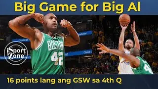 Big Al Horford vs Steph sa TRES. Warriors 16 Pts. LANG ang ginawa sa 4th Q