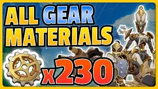 ALL 230 GEAR MATERIALS FARM !  (SPEEDRUN ROUTE) | Genshin Impact