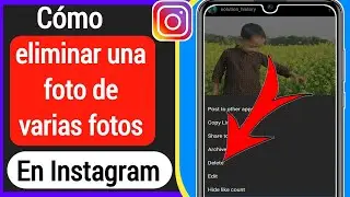 Cómo eliminar una sola foto de varias fotos en Instagram (nueva función 2022)