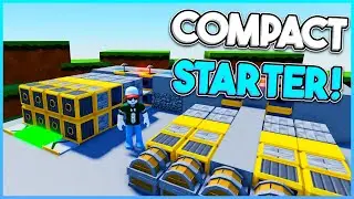 The Most COMPACT Starter Farm In Block Tycoon ROBLOX!