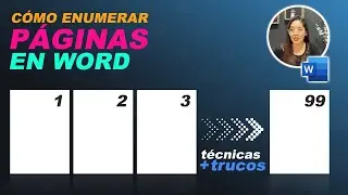 Como enumerar páginas en WORD | Desde la página 1,2,3,4,5,6,7,8,9,10