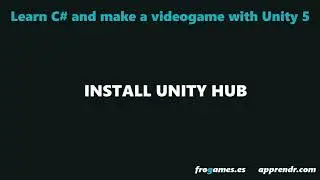 install unity hub and unity 2020