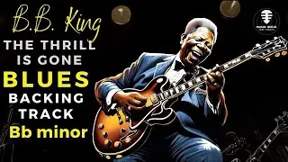 B.B. King The Thrill Is Gone in Bb minor backing track
