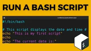 How To Run a Bash Script