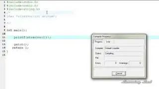 strerror Function in C Programming Language Video Tutorial