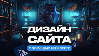 Раскрываю Потенциал Дизайна Сайта с помощью Нейросети MidJourney ✨