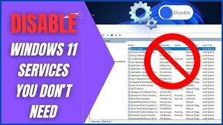 Disable THESE Windows 11 SERVICES Right Now (🚀 Speedup Windows Performance)