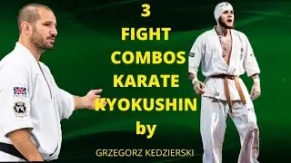 BEST FIGHTING COMBINATIONS in Kyokushin Karate by Grzegorz Kedzierski