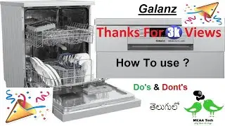 Galanz | Dishwasher | How to use ? | ఎలా ఉపయోగించాలి ?