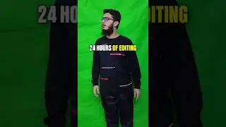 24 hours of editing In Blender & After Effects 🐉🔥 #vfx #blender #shorts #animation #greenscreen