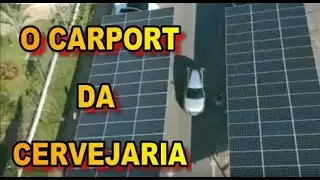 CARPORT CSESOLAR de 16.5kwp instalado na AMBEV JACAREI SP - 