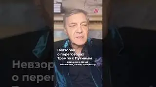 Переговоры с «буйным больным». Невзоров о разговоре Трампа с Путиным