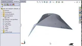 How to Knit Surfaces in Solidworks