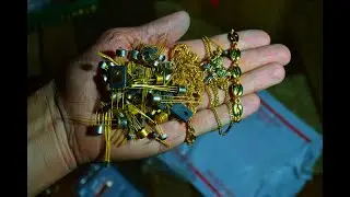 ПОСЫЛКА ИЗ АМЕРИКИ #2 СМОТРИМ СКОЛЬКО ЗОЛОТА В ДЕТАЛЯХ...
