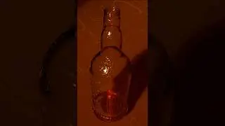 It’s a just glass bottle that I made in Blender