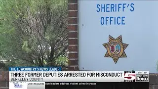 VIDEO: Three ex-Berkeley Co. deputies charged following sexual misconduct investigation