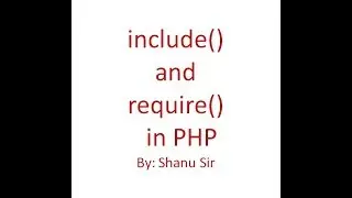 include and  require function in php