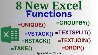 8 New Excel Functions You Must Learn