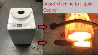 Scrapping a Bread Machine - How much copper is inside it? - Trash to Treasure - ASMR Metal Melting