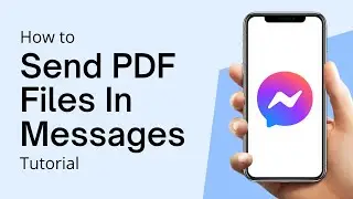 How To Send PDF File In Messenger App (2023) | Send Files On Facebook Messenger
