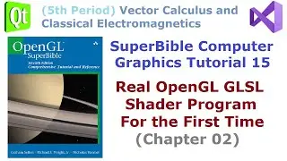 058 - OpenGL Graphics Tutorial 15 - Real OpenGL GLSL Shader Program - OpenGL SuperBible