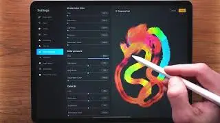 Procreate 5 Brush Studio!... WOW, what a change!