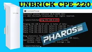 Unbrick tplink cpe 220 pharos || solved pharos cpe 220 failed update, cannot be accessed