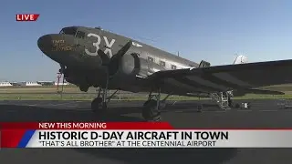 Historic D-Day aircraft in Centennial