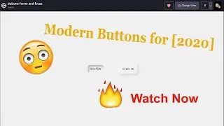 Button-2020 Only html and css.   :hover   :focus.  | How to Make Modern BUTTONS ?  | Learn Now