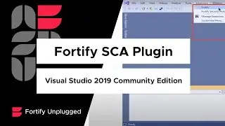 Installing the Fortify SCA Plugin in Visual Studio 2019 Community Edition