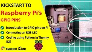 Raspberry Pi GPIO pins, using it for blinking an RGB LED
