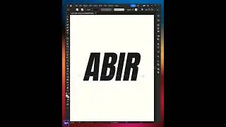 Line Gradient Text Effect - Adobe illustrator Tutorial