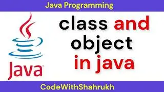 class and object in java. #java