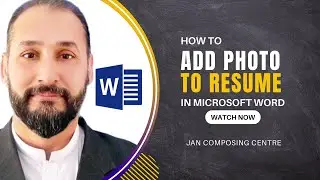 How to Insert Photos in Resume | Microsoft Word